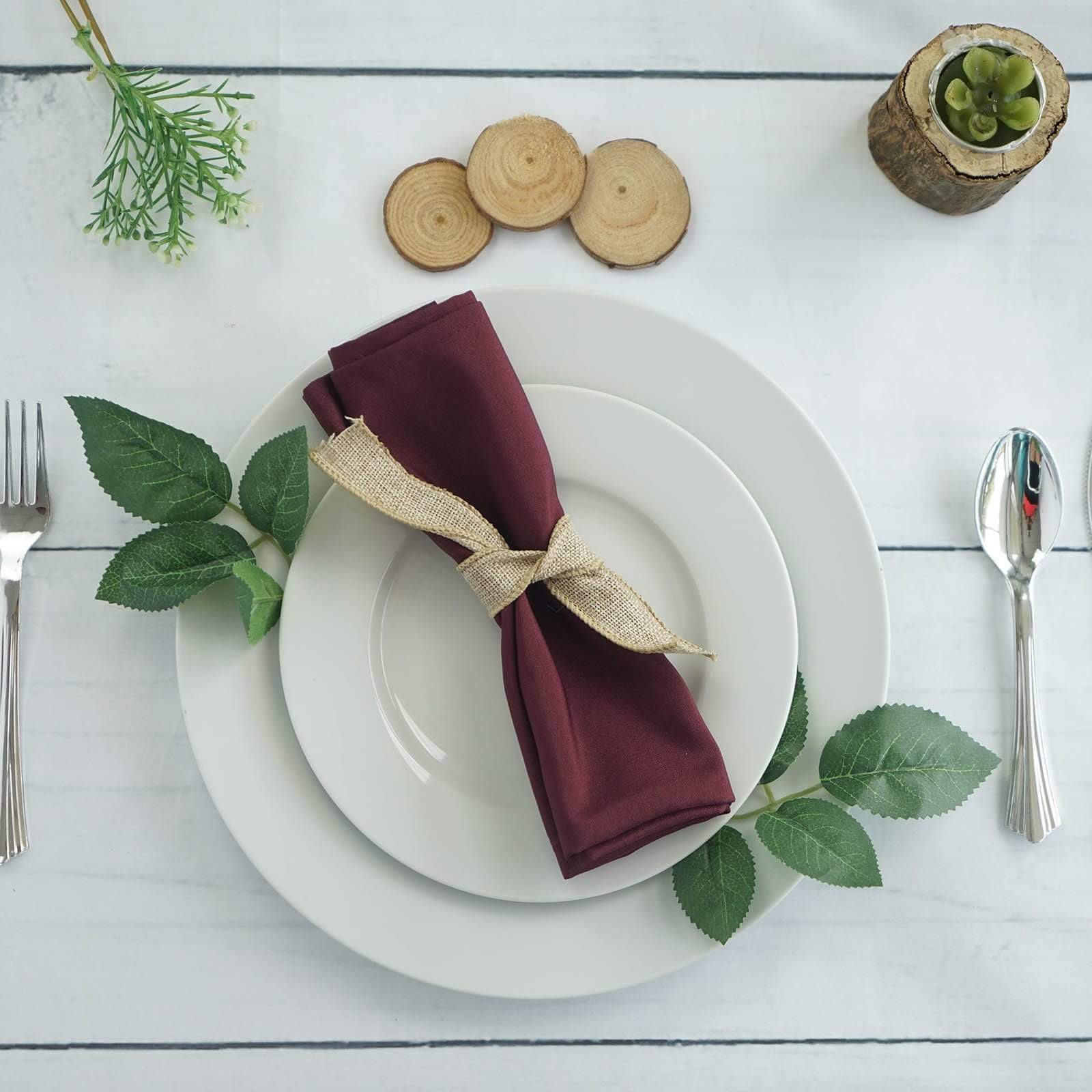 5 Polyester Napkins 20