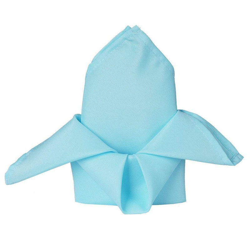 5 Polyester Napkins 20" x 20" NAP_PLY_BLUE