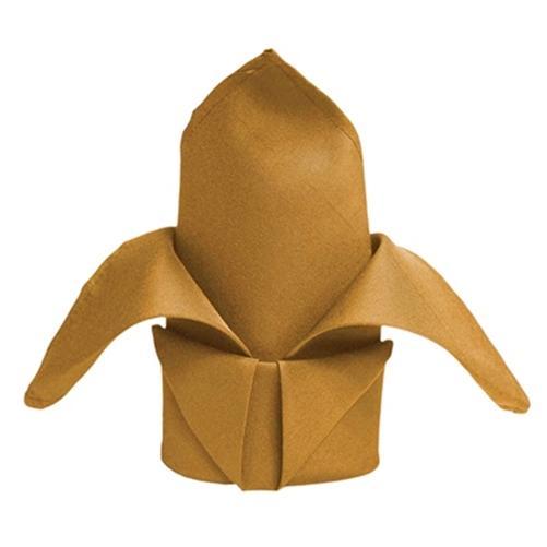5 Polyester Napkins 20" x 20" NAP_PLY_GOLD