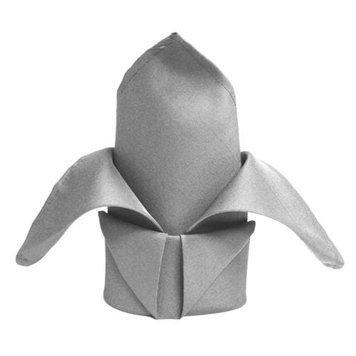 5 Polyester Napkins 20" x 20" NAP_PLY_SILV