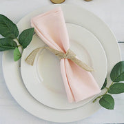 5 Polyester Table Napkins 17" x 17"