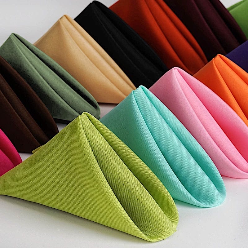5 Polyester Table Napkins 17" x 17"