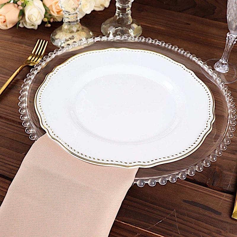 5 Polyester Table Napkins 17" x 17"