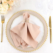 5 Polyester Table Napkins 17" x 17"
