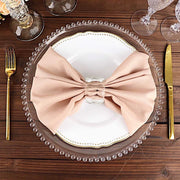 5 Polyester Table Napkins 17" x 17"