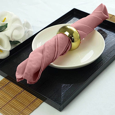 5 Polyester Table Napkins 17