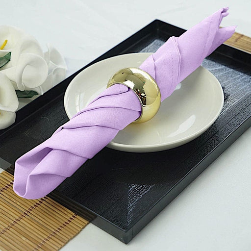5 Polyester Table Napkins 17" x 17" NAP_OSC_LAV