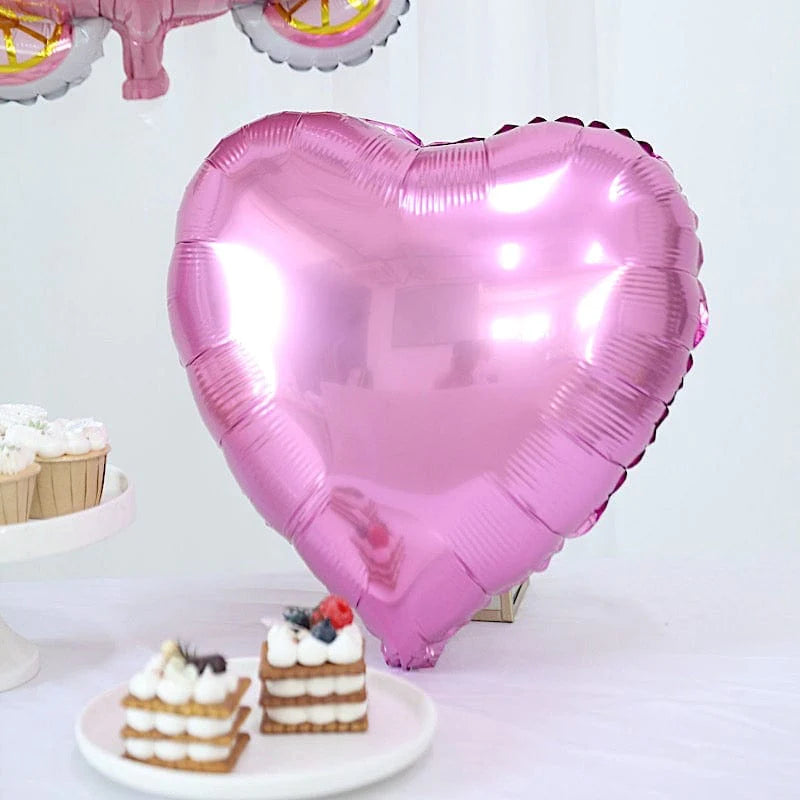 5 Round Carriage and Stars Baby Shower Mylar Foil Balloons Set