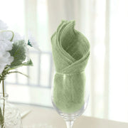 5 Rustic 19" x 19" Faux Burlap Dinner Table Napkins