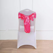 5 Satin Chair Sashes Bows Ties Wedding Decorations