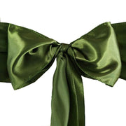 5 Satin Chair Sashes Bows Ties Wedding Decorations