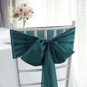 5 Satin Chair Sashes Bows Ties Wedding Decorations SASHP_SS_PCOK
