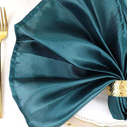5 Satin Dinner Table Napkins 20" x 20"