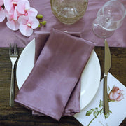 5 Satin Napkins 20" x 20"