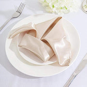5 Satin Napkins 20" x 20"