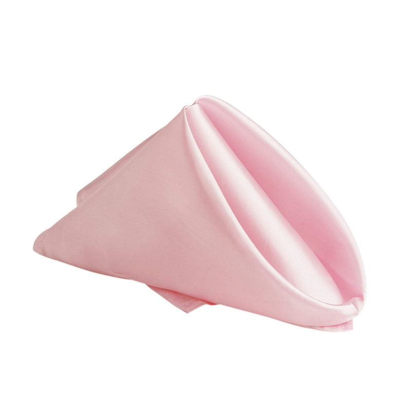 5 Satin Napkins 20" x 20"