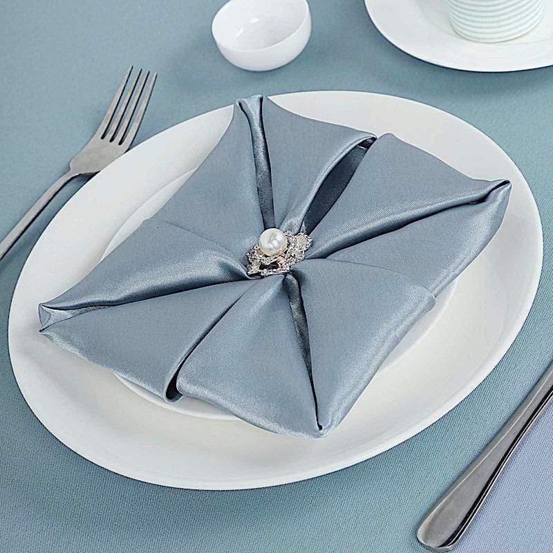 5 Satin Napkins 20" x 20"