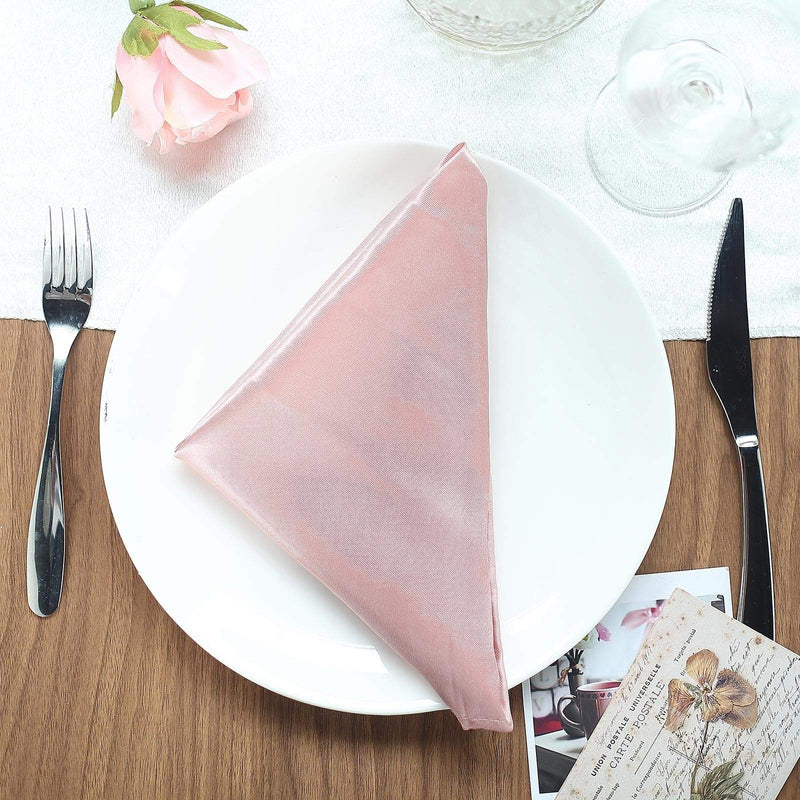 5 Satin Napkins 20" x 20"