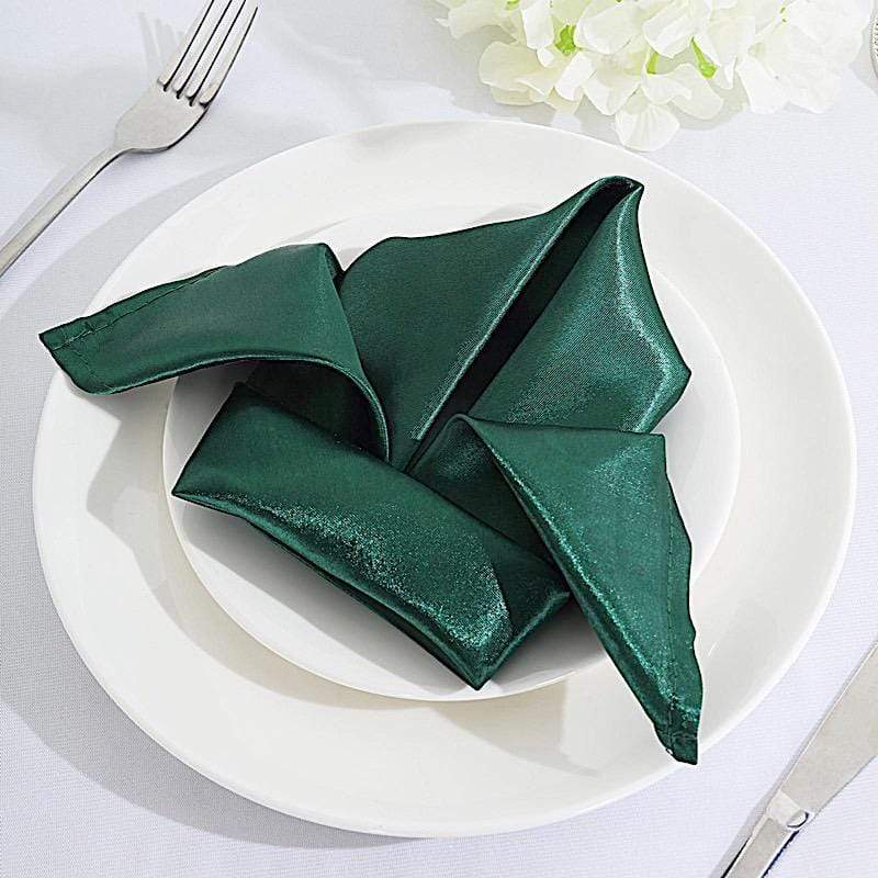 5 Satin Napkins 20" x 20"
