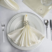 5 Satin Napkins 20" x 20"