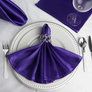 5 Satin Napkins 20" x 20"