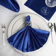 5 Satin Napkins 20" x 20"