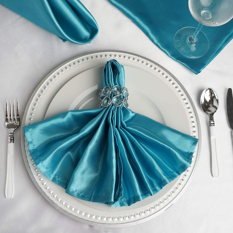 5 Satin Napkins 20" x 20"