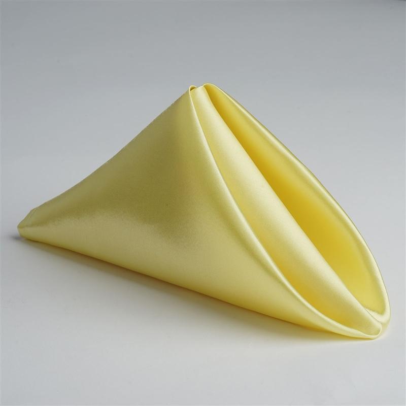 5 Satin Napkins 20" x 20"