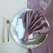 5 Satin Napkins 20" x 20"