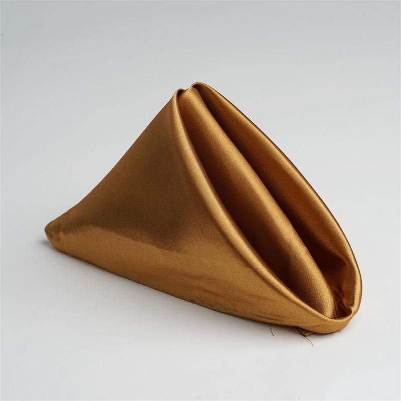 5 Satin Napkins 20" x 20"