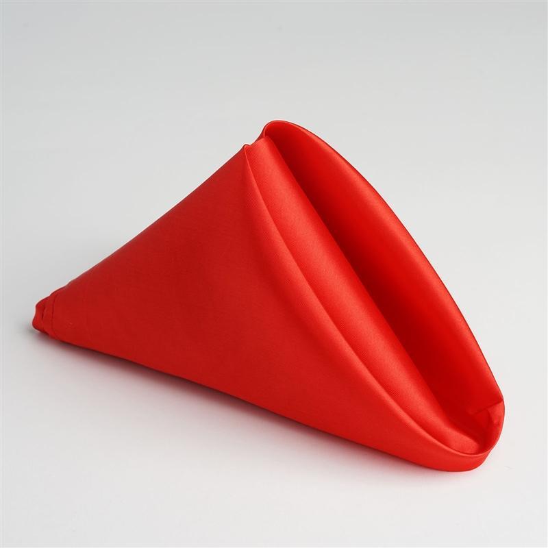 5 Satin Napkins 20" x 20"