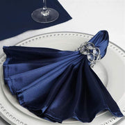 5 Satin Napkins 20" x 20" NAP_STN_NAVY