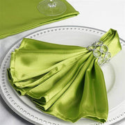 5 Satin Napkins 20" x 20" NAP_STN_SAGE
