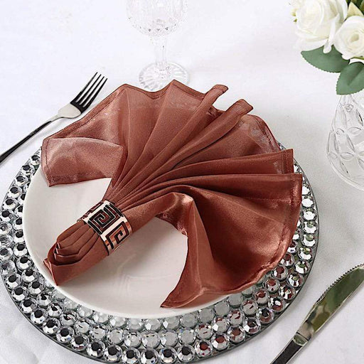 5 Satin Napkins 20" x 20" NAP_STN_TERC