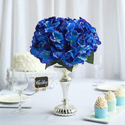 5 Silk Hydrangea Bushes for Floral Arrangements
