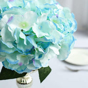 5 Silk Hydrangea Bushes for Floral Arrangements
