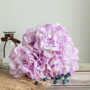 5 Silk Hydrangea Bushes for Floral Arrangements