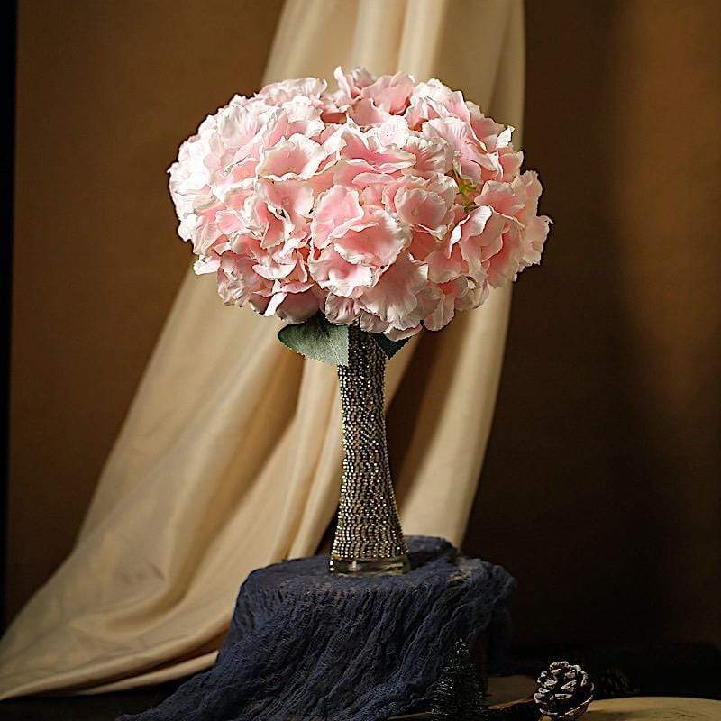5 Silk Hydrangea Bushes for Floral Arrangements