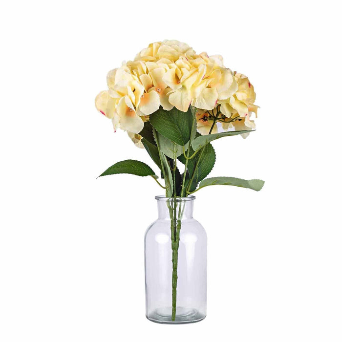5 Silk Hydrangea Bushes for Floral Arrangements ARTI_HYD01_071