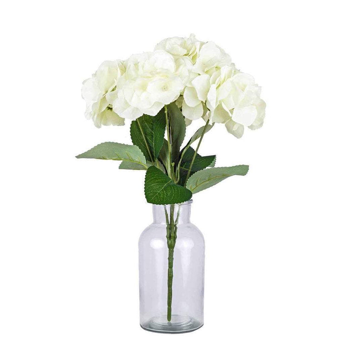 5 Silk Hydrangea Bushes for Floral Arrangements ARTI_HYD01_CRM