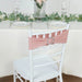 5 Spandex Stretchable Chair Sashes with Silver Diamond Ring Buckle