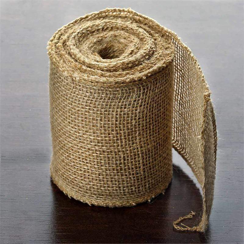 5" x 10 yards Burlap Fabric Bolt - Natural FAB_JUTE_NAT