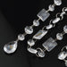 5 x 34" Acrylic Diamond Garlands - Clear ACRY_CH05_CLR