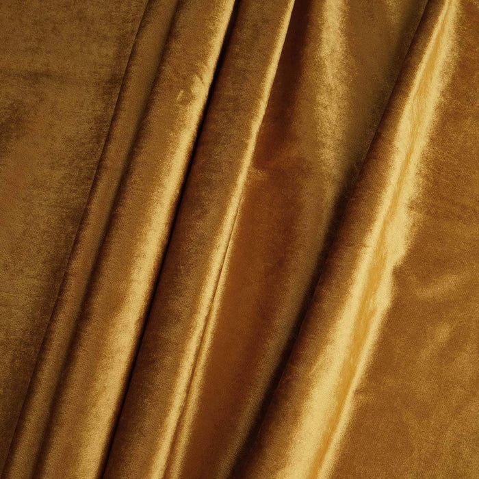5 yards 65" wide Premium Velvet Fabric Bolt FAB_VEL_65X5_GOLD