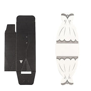 50 Favor Boxes Wedding Dress and Tuxedo Gift Holders - Black and White BOX_2X4_WED01_SET