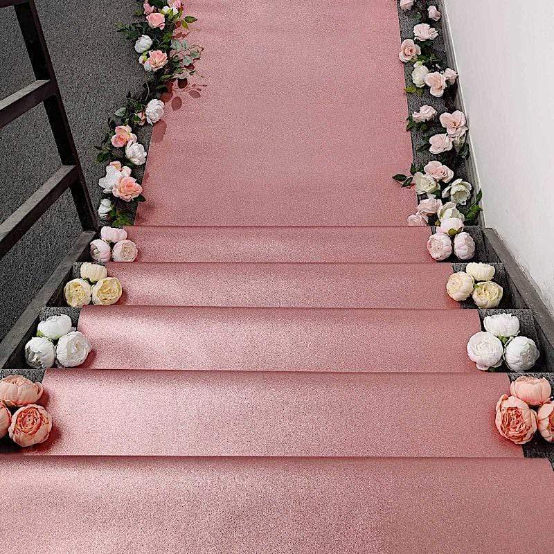 50 ft long Glittered Wedding Aisle Runner