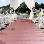 50 ft long Glittered Wedding Aisle Runner