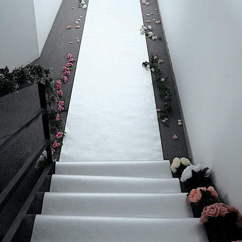 50 ft long Glittered Wedding Aisle Runner