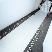 50 ft long Glittered Wedding Aisle Runner