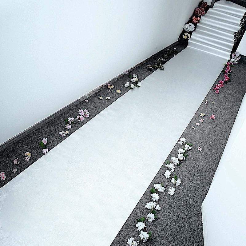 50 ft long Glittered Wedding Aisle Runner
